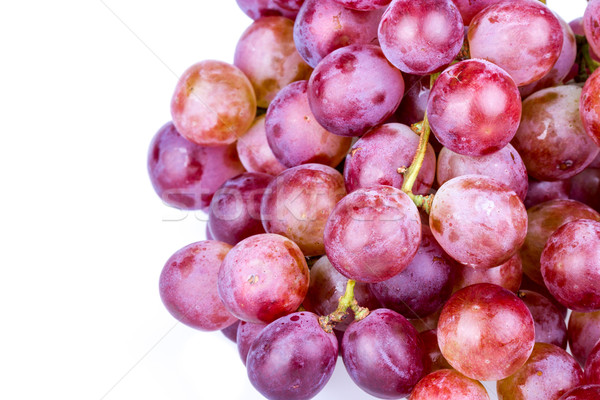 Bunch of red grape on white background Stock photo © supersaiyan3