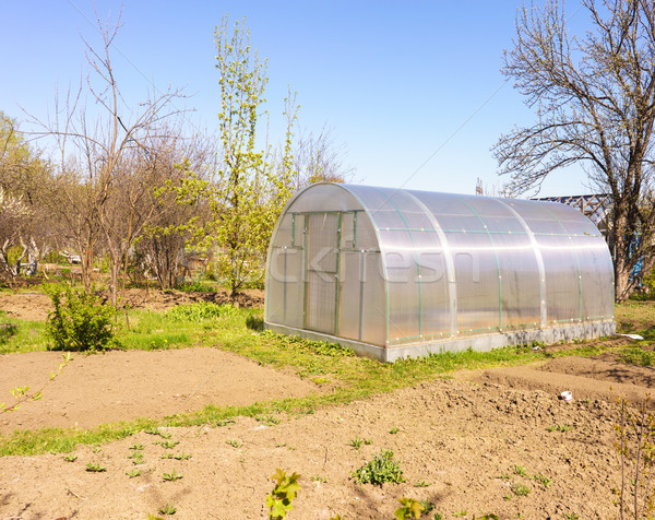 Modern Polycarbonate Greenhouse Stock photo © Supertrooper