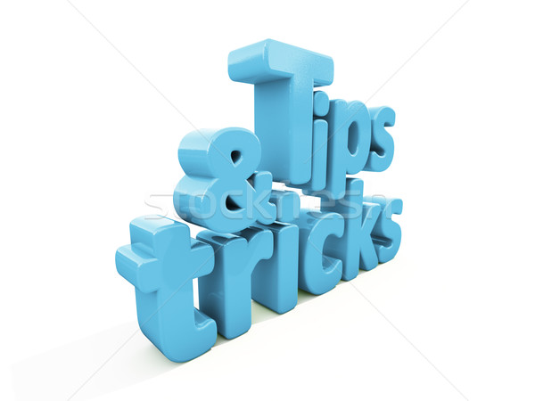 3D tippek ikon fehér 3d illusztráció út Stock fotó © Supertrooper