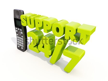 Service Telefon Dienstleistungen online rufen richtig Stock foto © Supertrooper