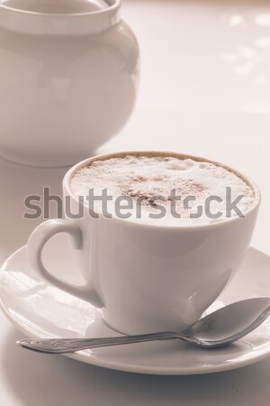 Cappuccino cup Stock photo © Supertrooper