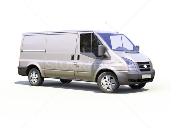 Gray commercial delivery van Stock photo © Supertrooper