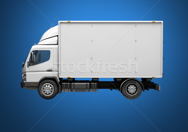 Delivery truck icon Stock photo © Supertrooper