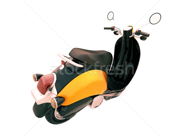 Classic scooter isolated Stock photo © Supertrooper