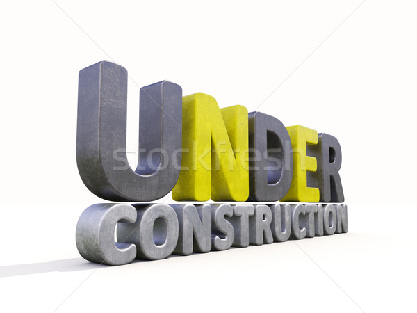 Under construction Stock photo © Supertrooper