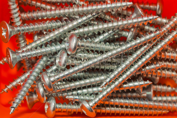 Stock photo: Metal screws
