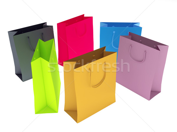 Stock photo: Shopping bags