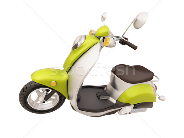 Classic scooter isolated Stock photo © Supertrooper