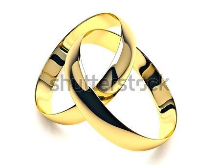 Stock photo: Wedding rings
