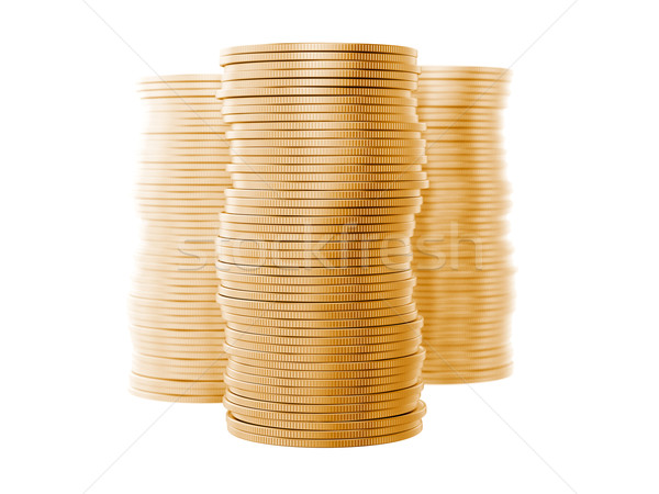 A stack of coins Stock photo © Supertrooper