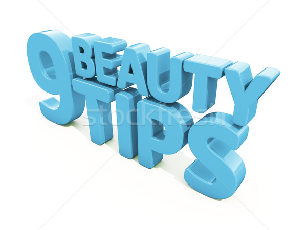 3d Beauty tips Stock photo © Supertrooper