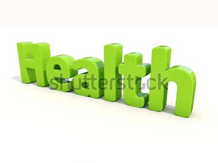 3d word health  Stock photo © Supertrooper