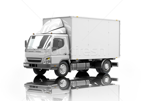 Delivery truck icon Stock photo © Supertrooper