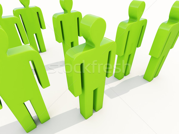 [[stock_photo]]: Personnes · blanche · foule · homme · modèle · communication