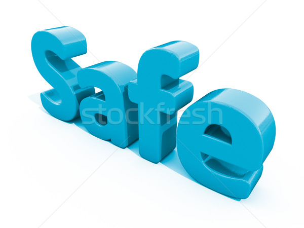 3d word safe Stock photo © Supertrooper