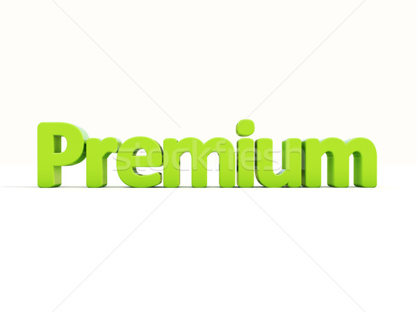 Stock photo: 3d word premium
