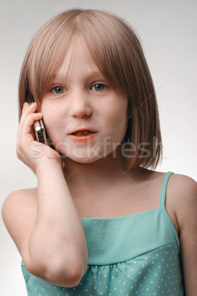 Girl calls Stock photo © Supertrooper