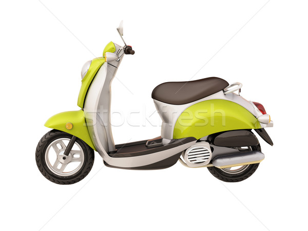 Classic scooter isolated Stock photo © Supertrooper