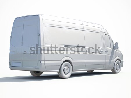 Commercial van Stock photo © Supertrooper