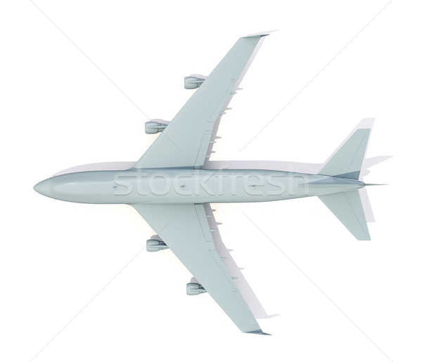 Repülőgép fehér nagy modern fény madár Stock fotó © Supertrooper