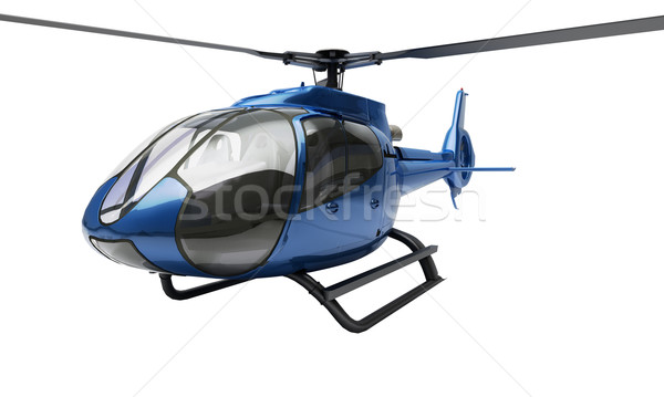 Modern helicopter isolated Stock photo © Supertrooper