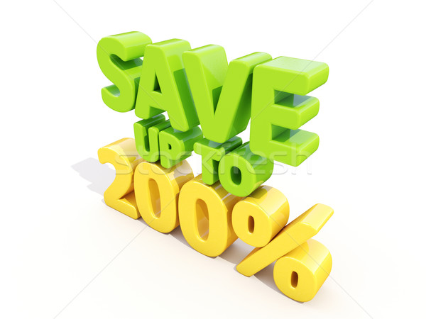 Save up to 200% Stock photo © Supertrooper