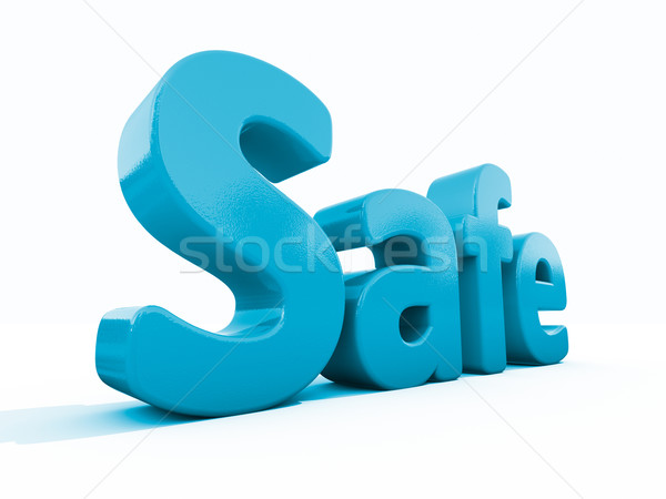 3d word safe Stock photo © Supertrooper