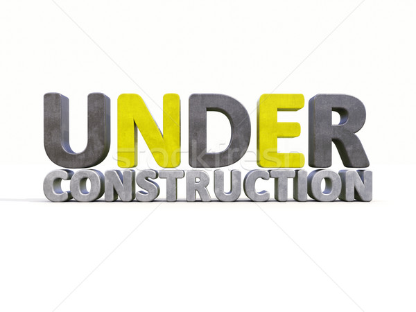 Under construction Stock photo © Supertrooper