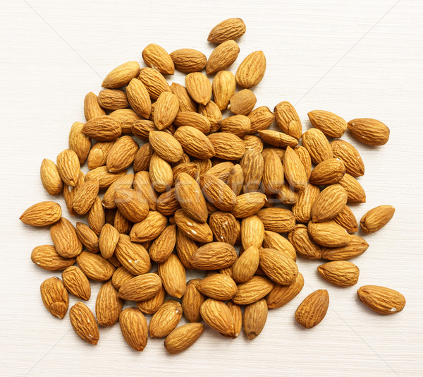 Peeled Almonds Closeup Stock photo © Supertrooper