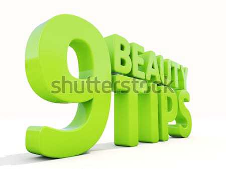 3d Beauty tips Stock photo © Supertrooper