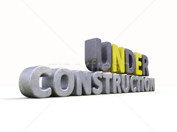 Under construction Stock photo © Supertrooper