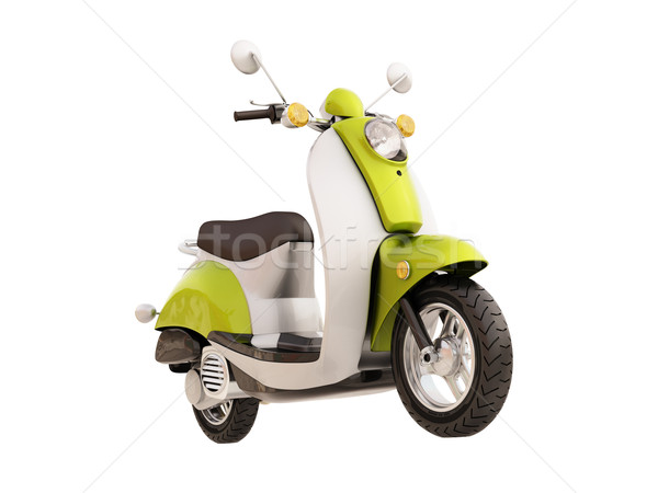 Classic scooter isolated Stock photo © Supertrooper