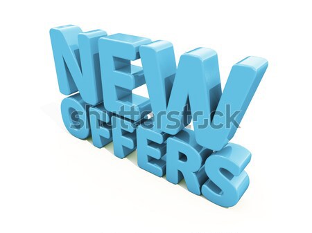 3d New offers Stock photo © Supertrooper