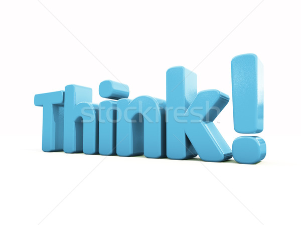 3d Think Stock photo © Supertrooper