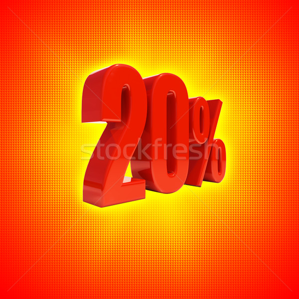 20 Percent Sign Stock photo © Supertrooper
