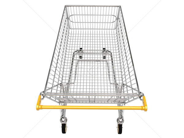 Stock photo: Shopping carts isolated