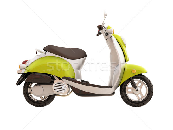 Classic scooter isolated Stock photo © Supertrooper