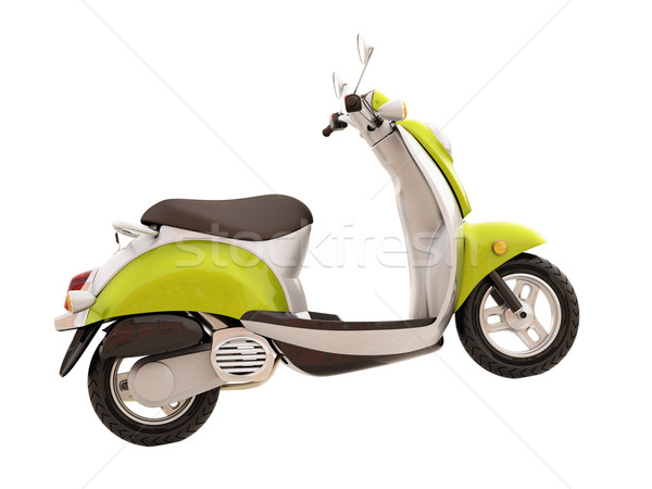 Classic scooter isolated Stock photo © Supertrooper