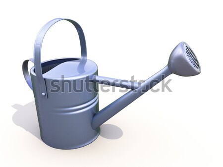 Watering can made of metal Stock photo © Supertrooper