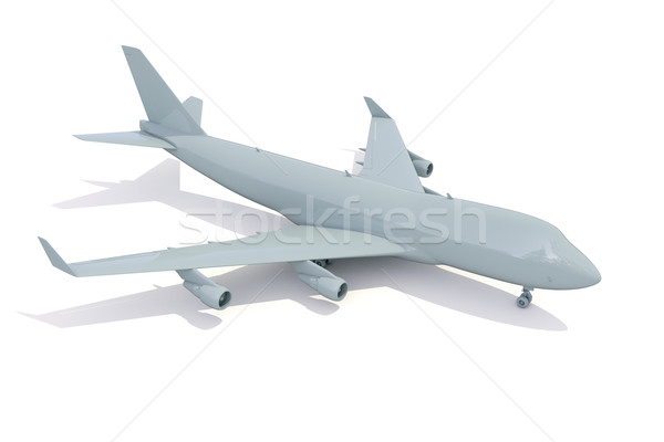 Plane on white Stock photo © Supertrooper