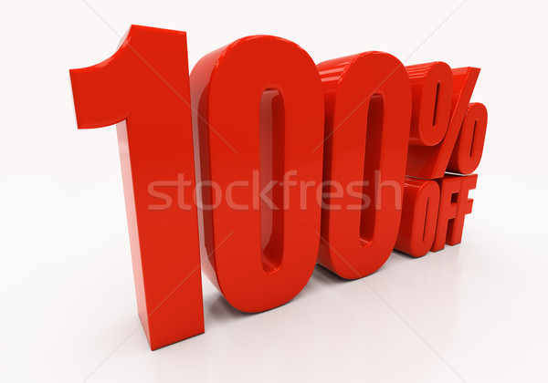 3D 100 percent Stock photo © Supertrooper