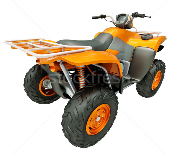 Quad bike isolated Stock photo © Supertrooper