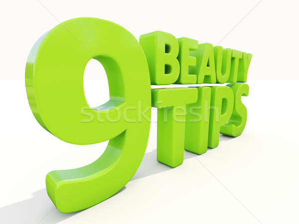 3d Beauty tips Stock photo © Supertrooper