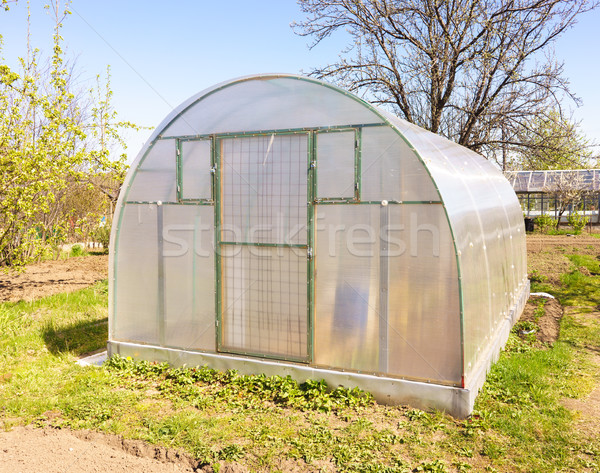 Modern Polycarbonate Greenhouse Stock photo © Supertrooper