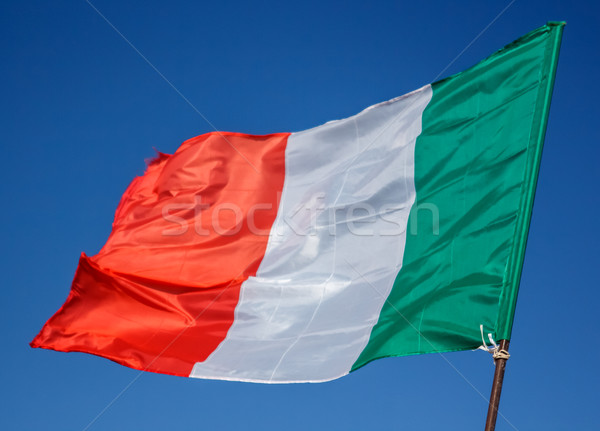Bandeira Itália europa italiano Foto stock © Supertrooper
