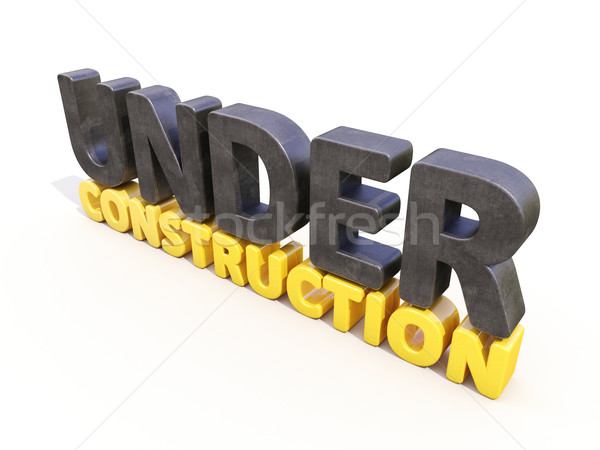 Under construction Stock photo © Supertrooper