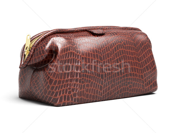 Leather clutch isolated Stock photo © Supertrooper