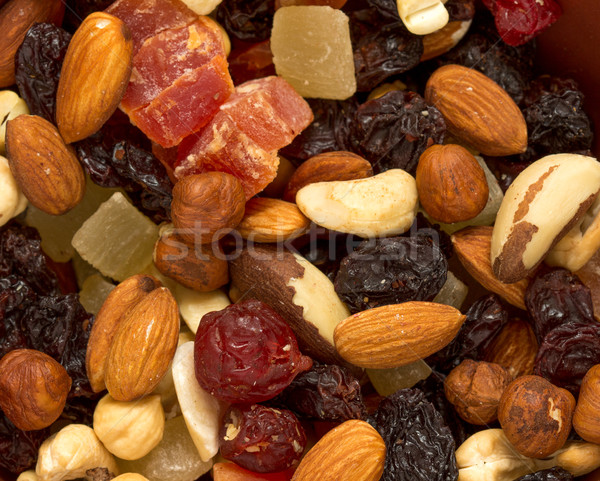 Nuts and dried fruits Stock photo © Supertrooper