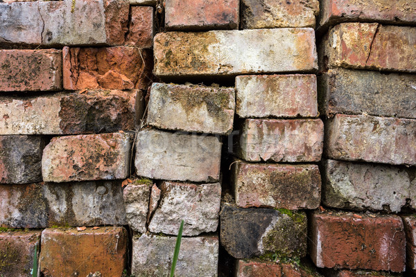 Brick stone stack Stock photo © Supertrooper