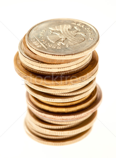 Stack of coins Stock photo © Supertrooper
